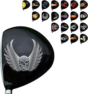 SANDIAN, Decal UV DTF Rub-On Instant Transfer Stickers on Golf Driver Woods Mugs Cups Tumblers Glasses, All Weather Resistant Decals, 4 pcs Pack, (Angels Wing)