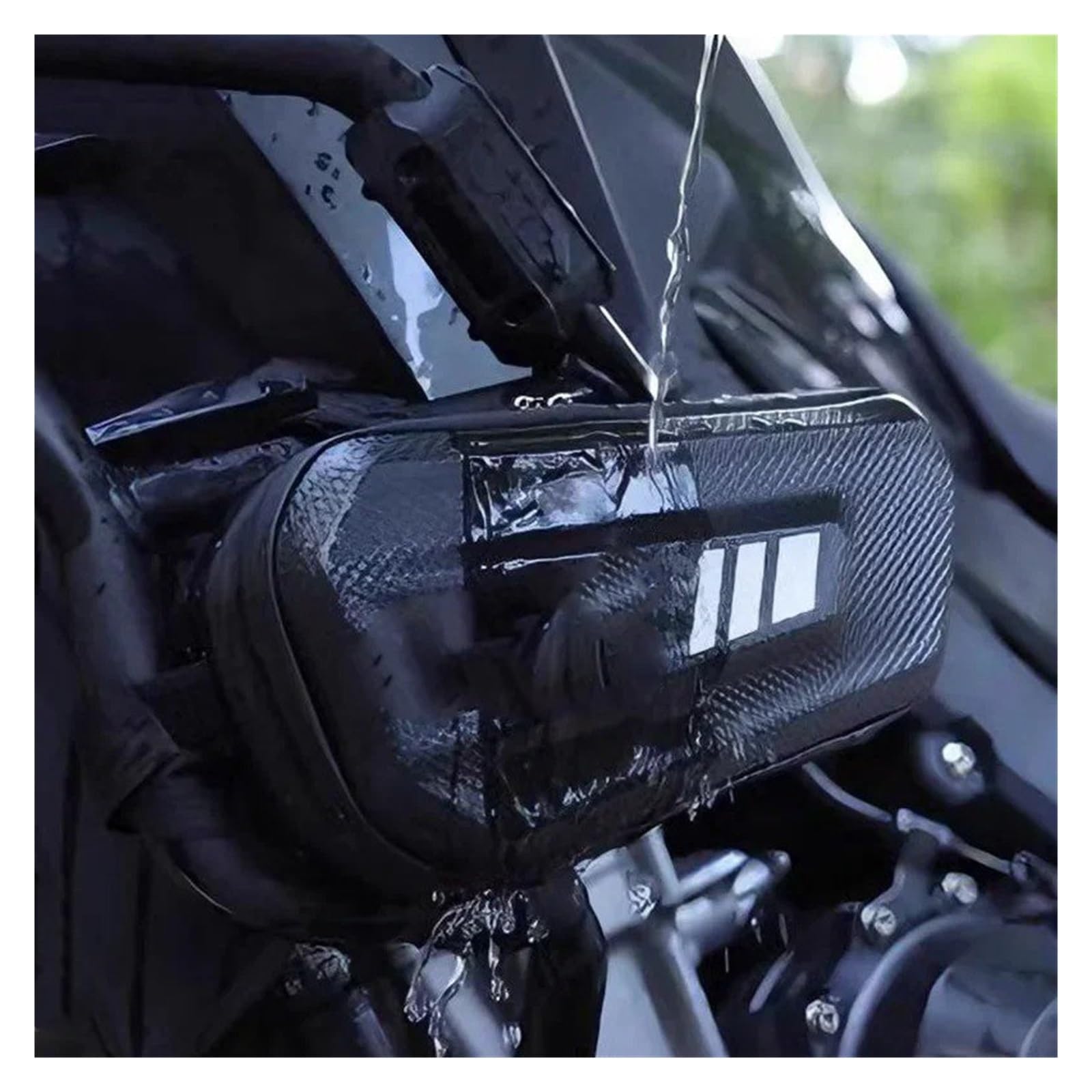 Borsa Moto Per Kove 510X 800x 525X 450RR 800 525X450 RR 125R MACBOR Per X5 2025 Moto Triangolo Impermeabile Borsa Laterale Caso Selle Moto Bagagli(1 Pair)