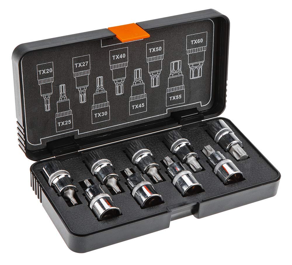 Neo - Set Di 9 Inserti Torx Su Attacco 55 Mm - 4