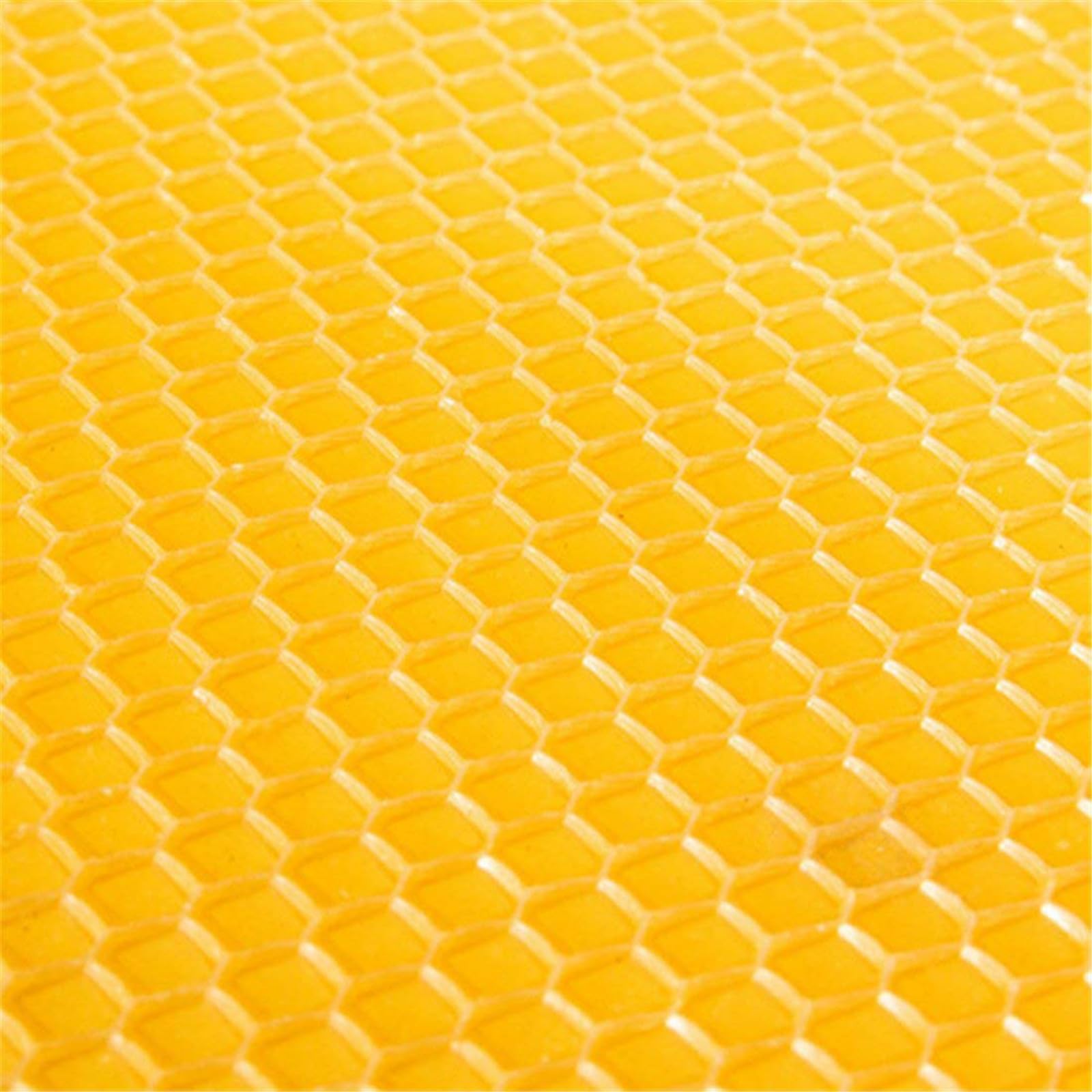 ZffXH 30 piezas de de cera de panal, láminas de base for colmenas, base de apicultura, equipo for colmena de miel, suministros for abejas, base de cera, panal de abeja