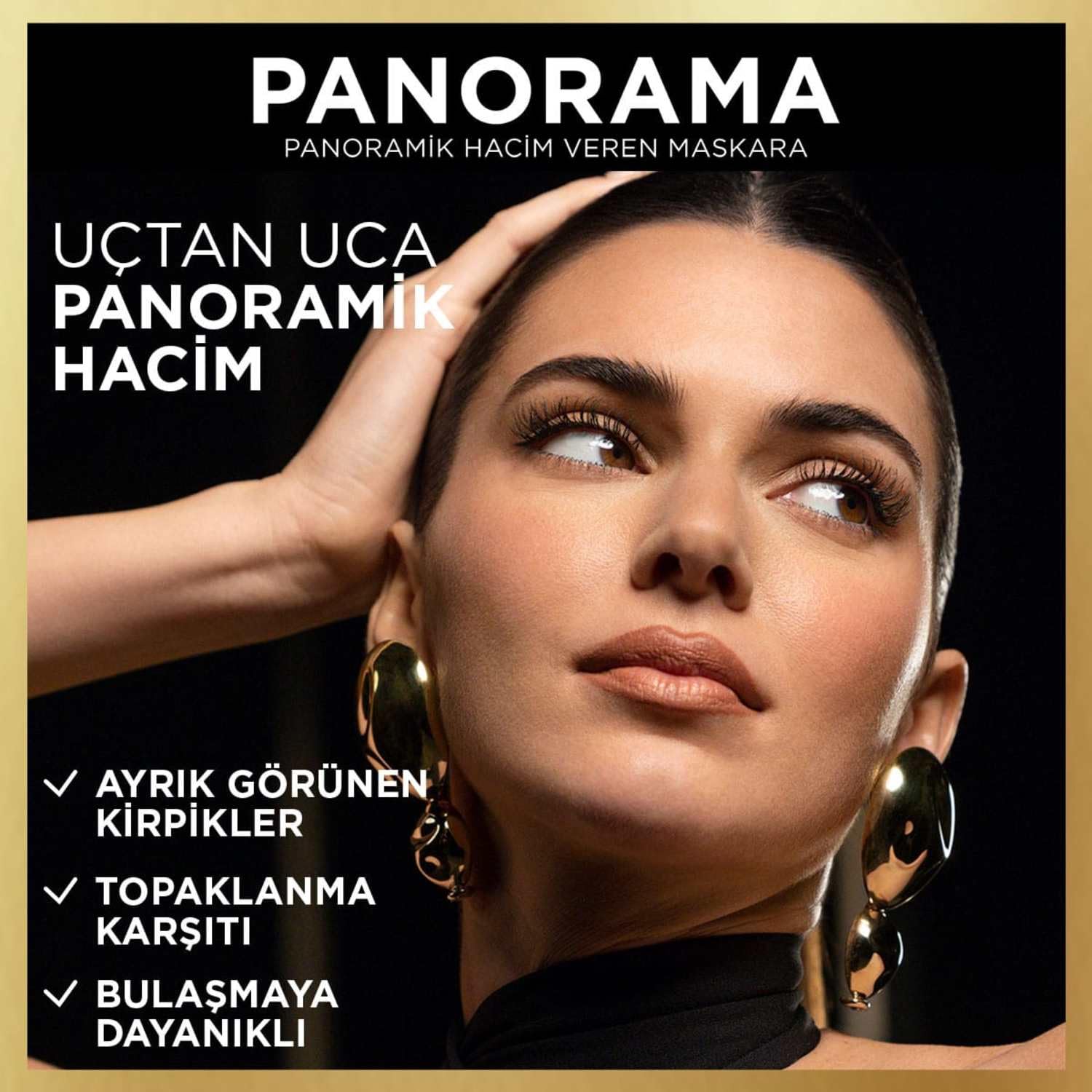 L'Oreal Paris Panorama Hacim Veren Maskara - Siyah