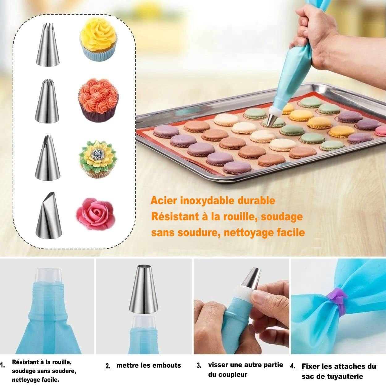Tapis De Cuisson Pour Four Tapis De Cuisson En Silicone 42 X 29.5 Cm (lot De 2), Feuille De Tapis De Cuisson Silicone Four