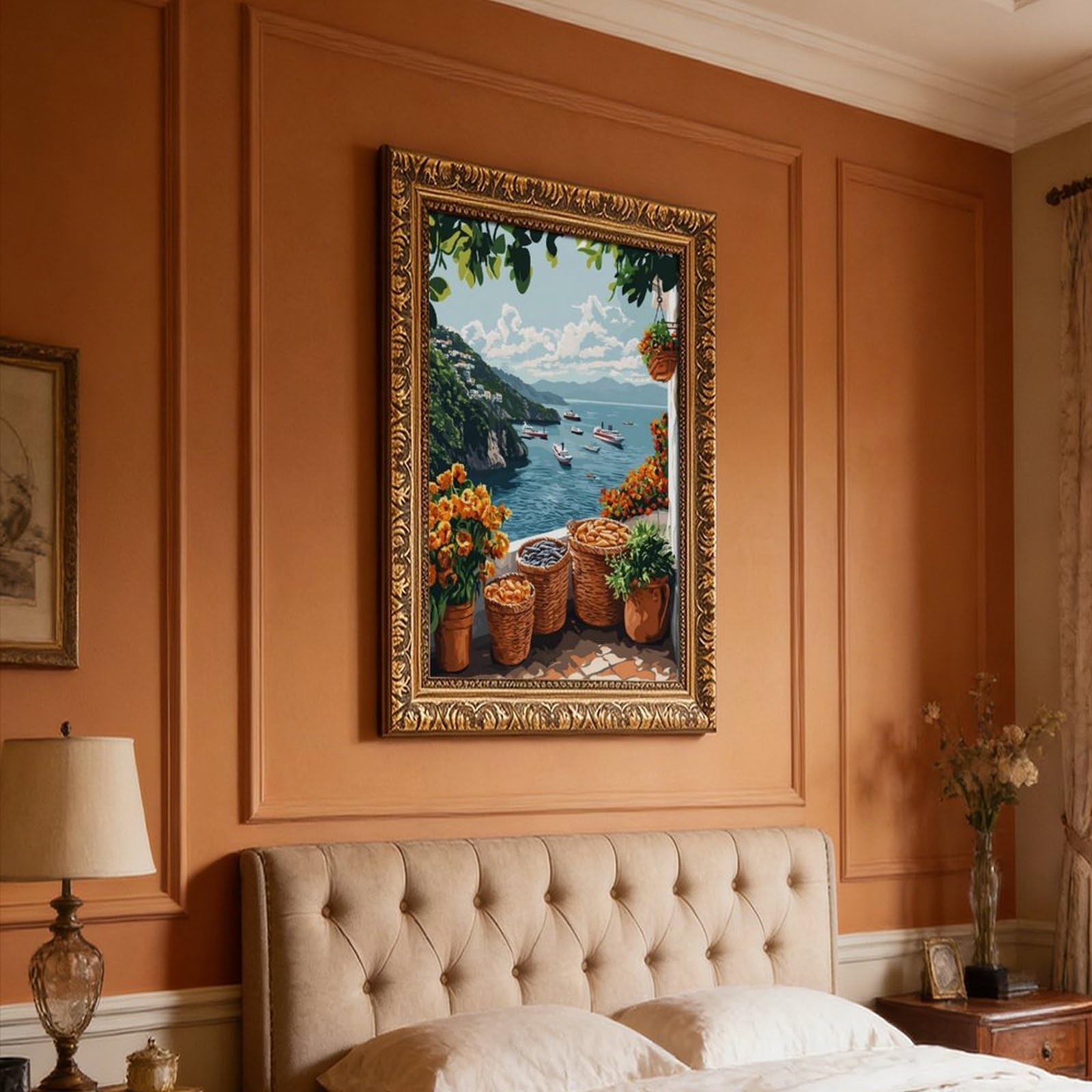 Batam Balkonkorb, Sardellen-Bananenchip-Poster, Leinwand-Poster, Schlafzimmer, Dekoration, Landschaft, Büro, Raumdekoration, Geschenk, 50,8 cm L x 76,2 cm B