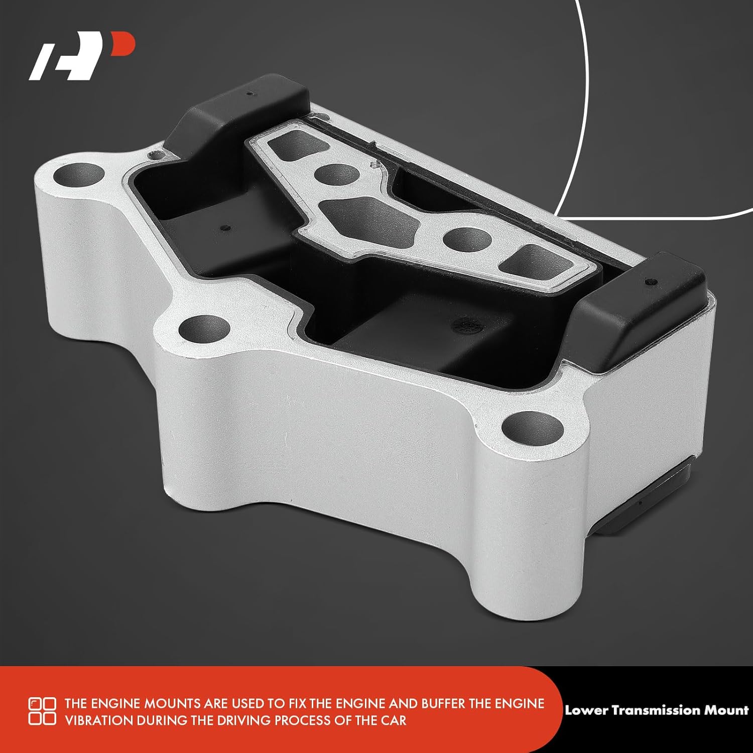 A-Premium Transmission Mount Compatible with Ford Explorer 2020 2021 2022 2023 2.3L, Automatic Transmission, RWD