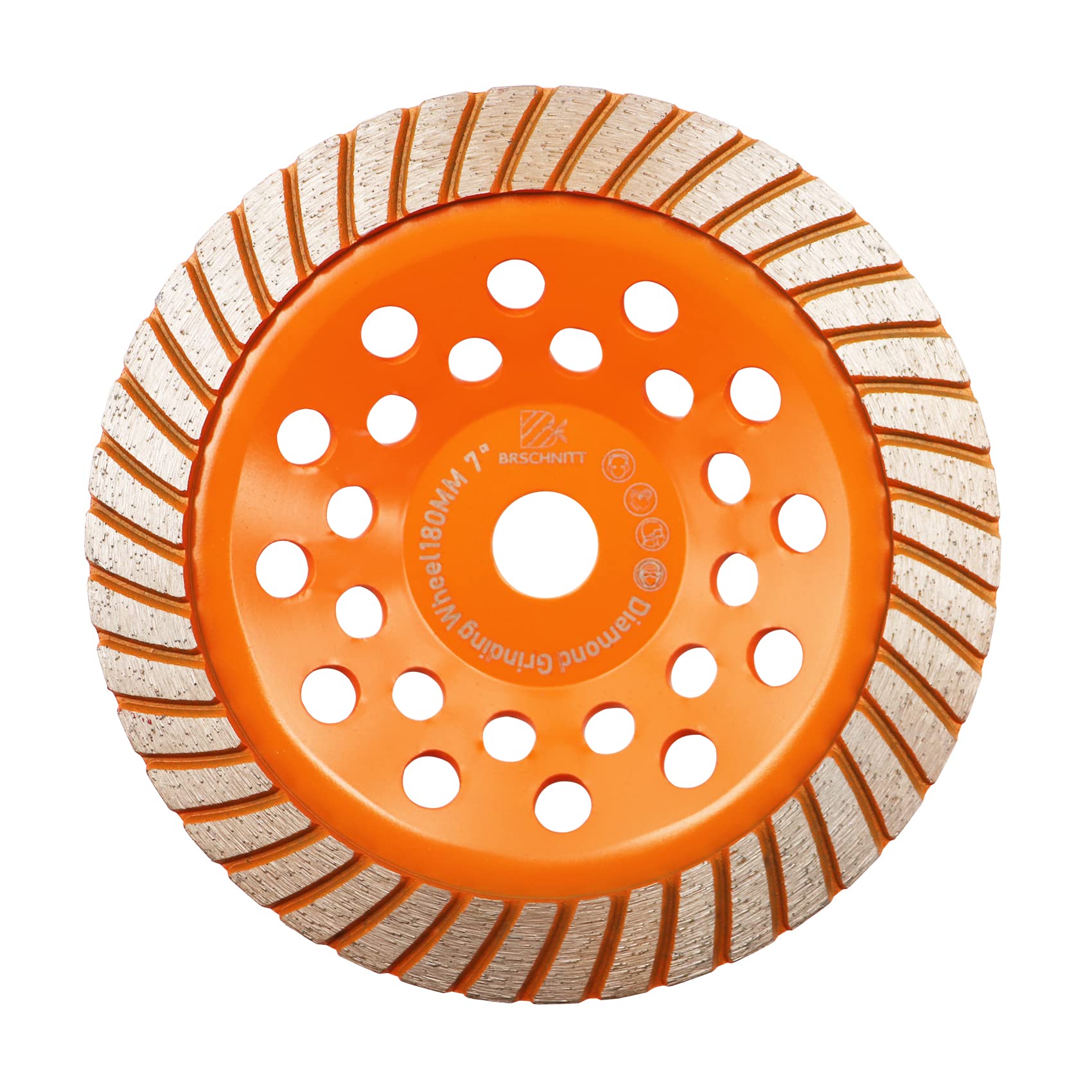 Meule de coupe de diamant Turbo en béton, meule d'angle 100