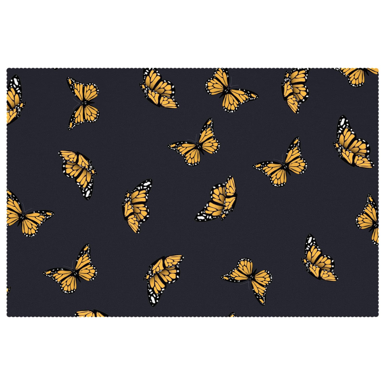 Sets de table papillon pour repas de famille chaleureux et décoration de table de printemps