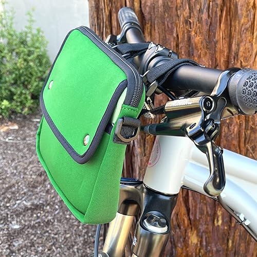 Miniatura 6 de allydrew Bolsa de bicicleta impermeable, bolsa de almacenamiento de ciclismo para manubrio para herramientas y accesorios