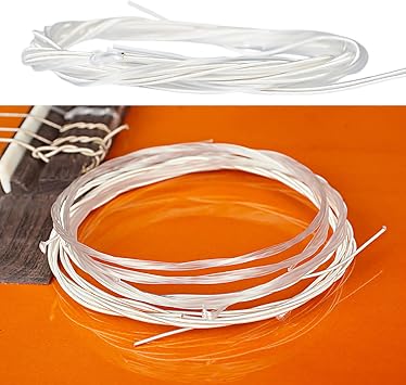 6Pcs Guitar Strings Professional Music Instrument Strings Nylon Silver Plated Classical Guitar Strings 6 Strings Set