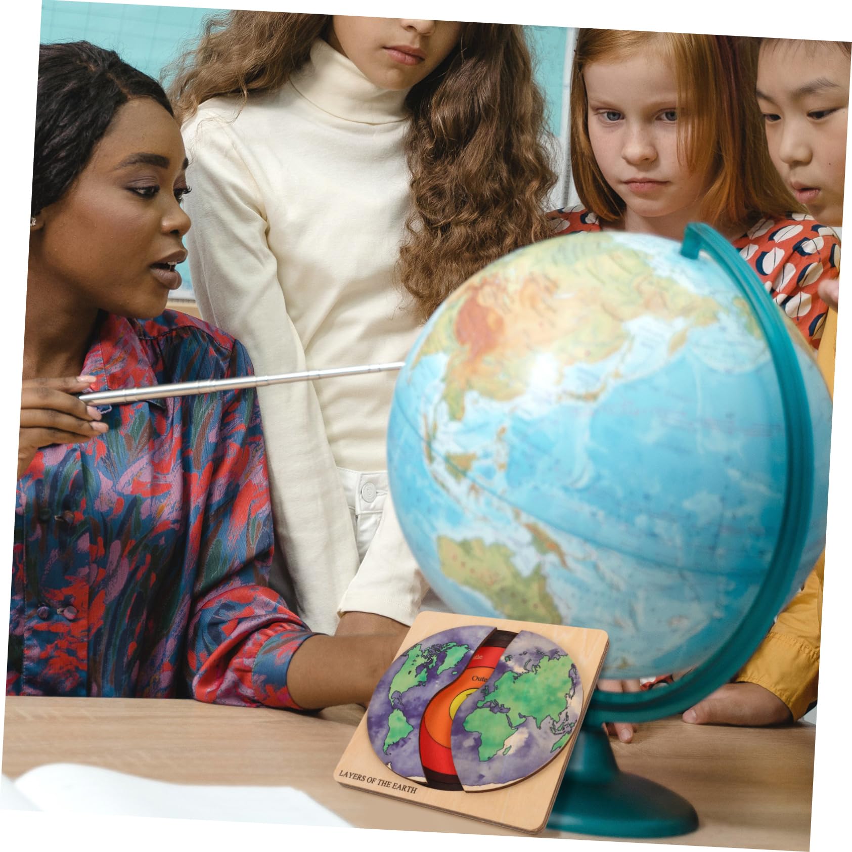 JOINPAYA Earth Globe Puzzle Kit 3D Diy Jigsaw Toy for Kids Educational Geography Learning and Spatial Imagination Development - Image 2