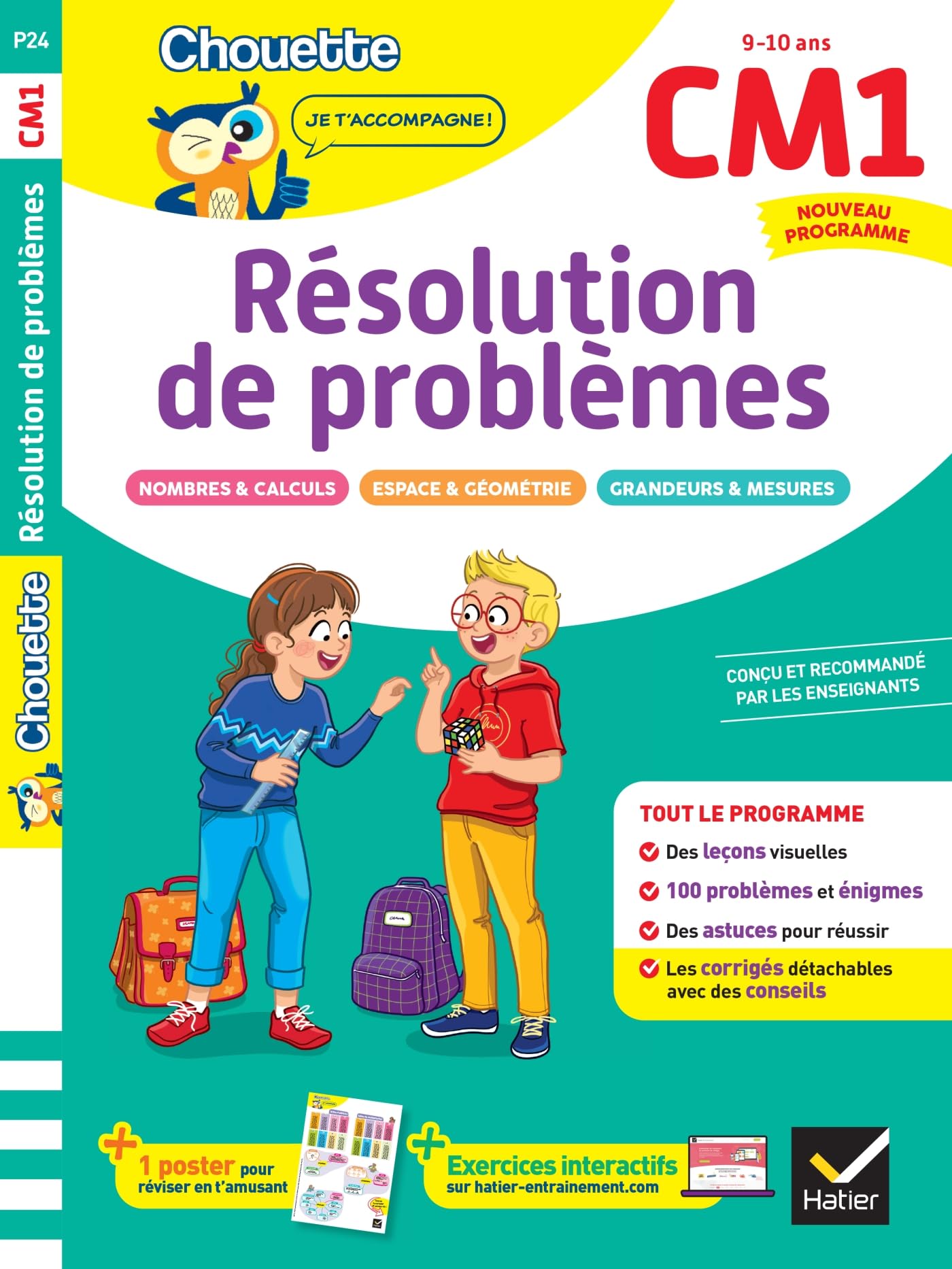 Résolution de problèmes CM1 - Cahier de soutien nouveau programme: Leçons et exercices corrigés