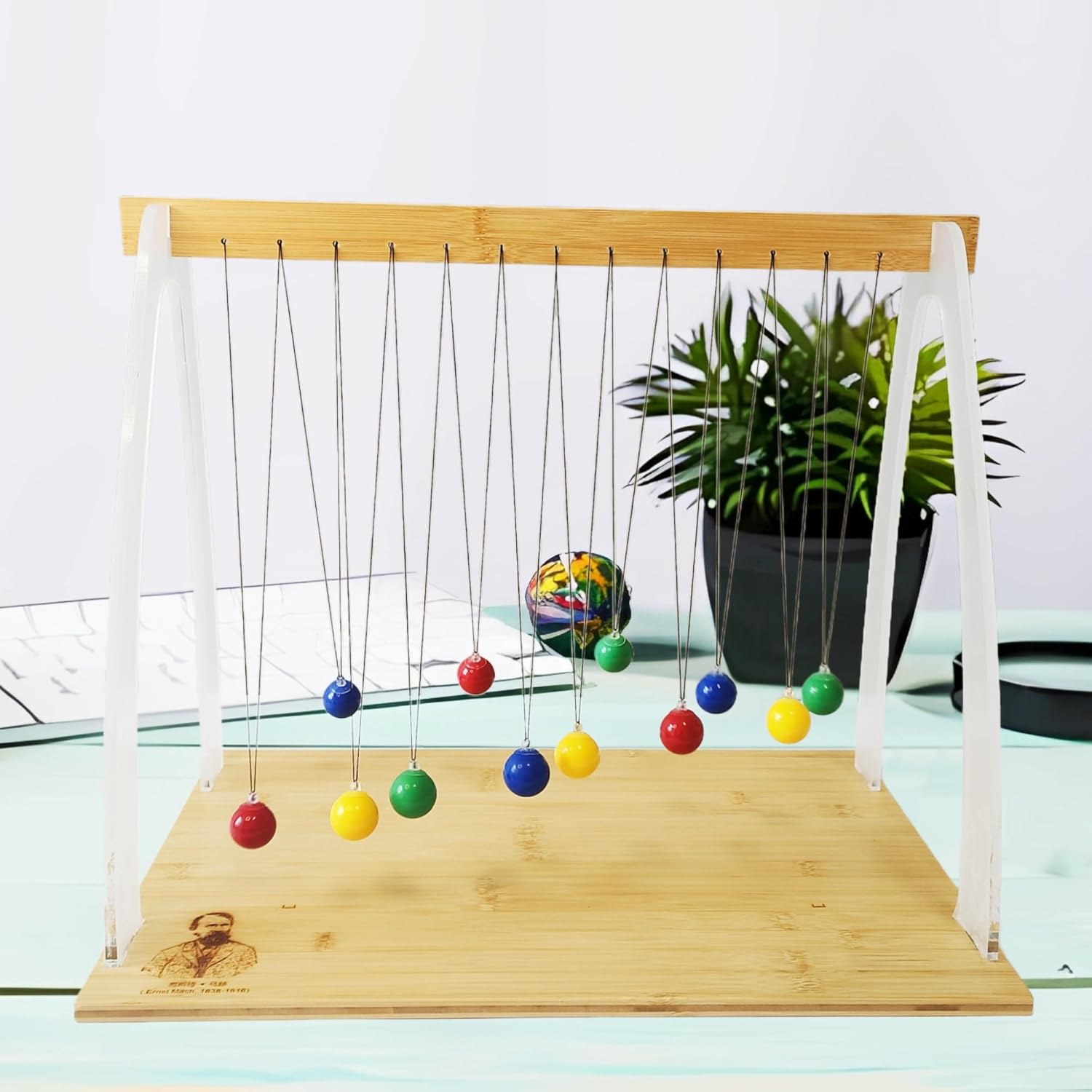 Newtons Cradle Pendulum Balls Cool Science Gadgets Kinetic Physics Toys Desktop Decorations