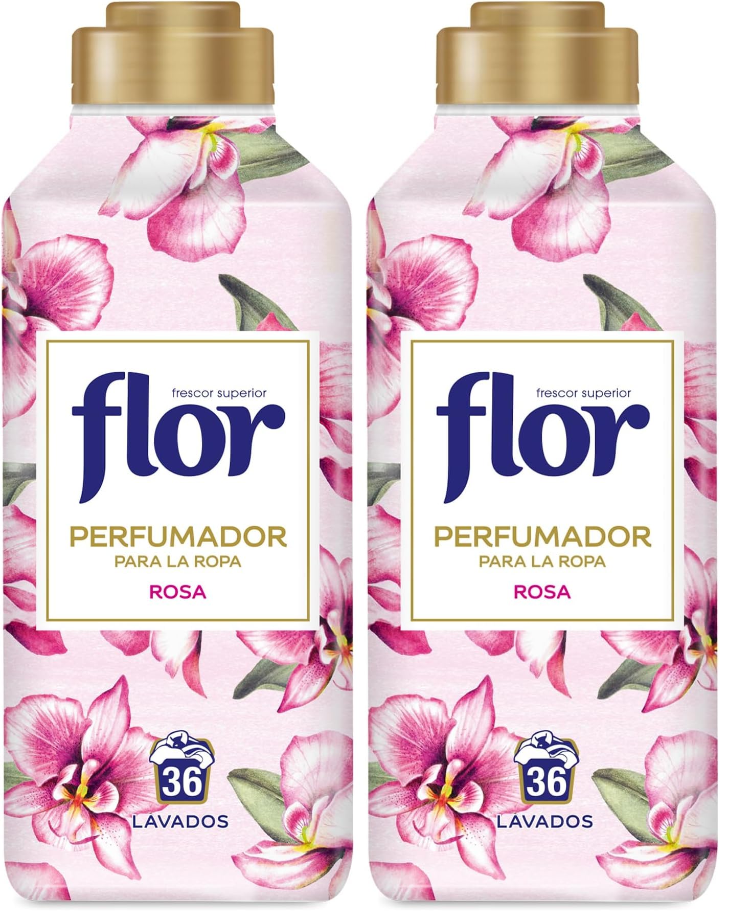 Flor Perfumador para la Ropa con fragancia floral Rosa, hasta 36 dosis, 720ml, 1 Unidad (Paquete de 2) en oferta en Amazon