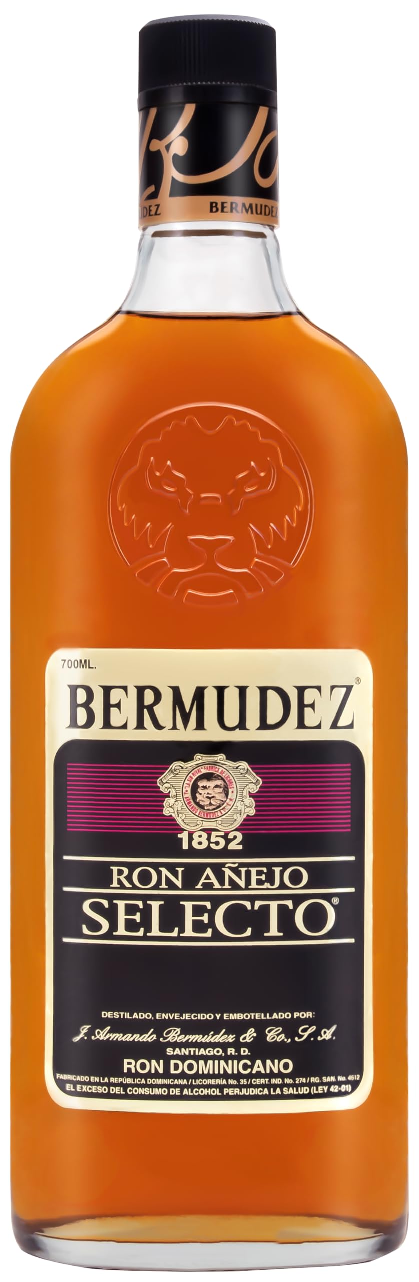 Bermudez Ron Añejo SELECTO Ron Dominicano 37,5% Vol. 0,7l
