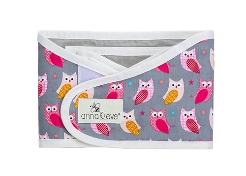 Anna Eve - Correa para envolver al bebé brazos ajustables solo envuelven para un sueño seguro - Tamaño pequeño que se adapta al pecho de 135 a 17