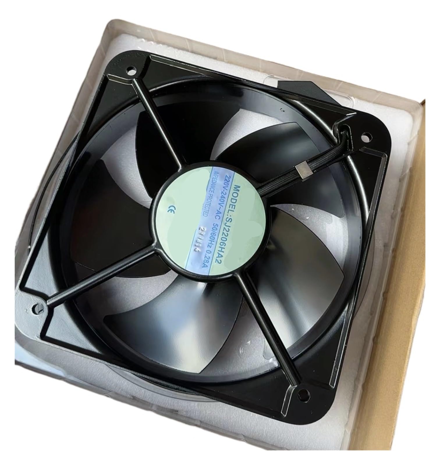 MGIMGFKZD SJ2206HA2 AC 220-240V 0.28A 200x200x60mm Server Cooling Fan