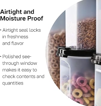 Tupperware Brand Modular Mates Oval Set - 5 Dry Food Storage Containers with Lids (2 Cup, 434 Cup, 714 Cup, 934 Cup & 1214 Cup Sizes) - Airtight, Dishwasher Safe & BPA Free