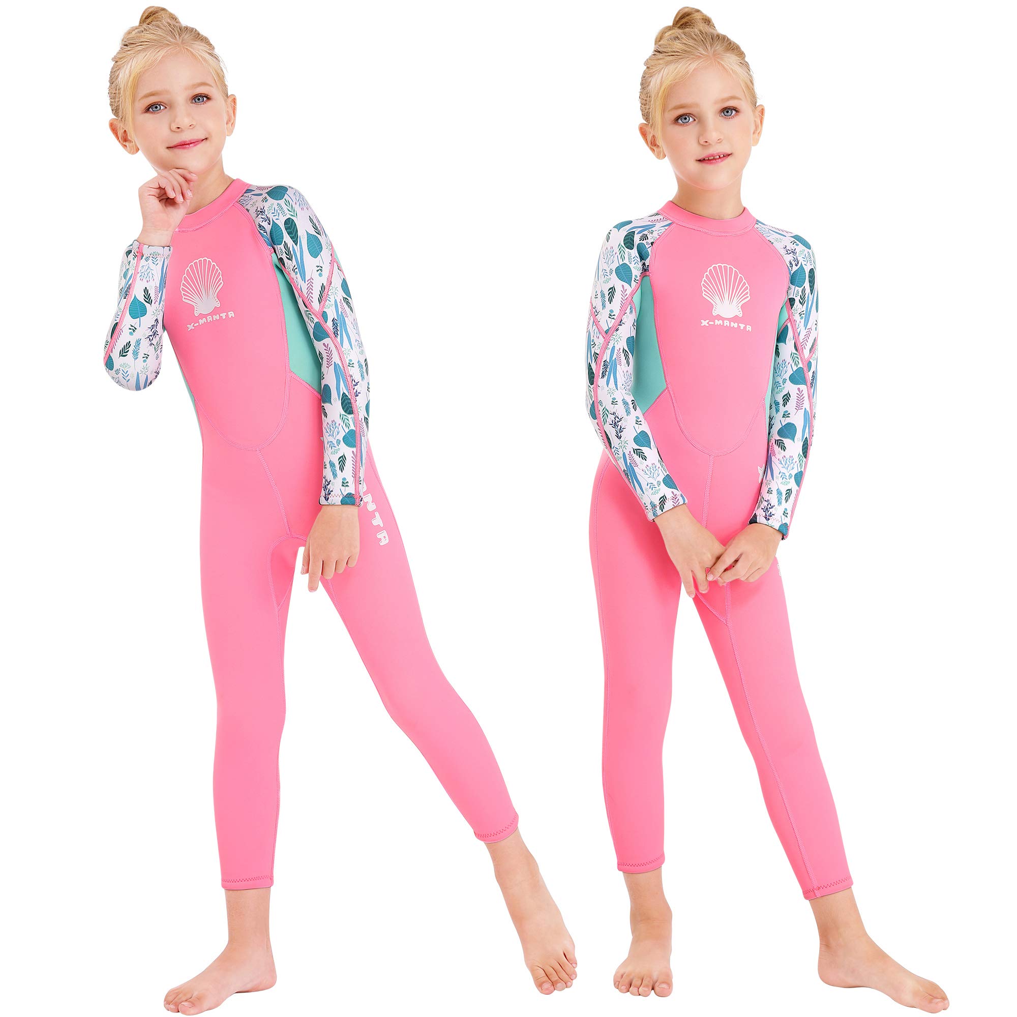 Neoprenanzug Kinder Mädchen Taucheranzüge 2,5mm Neopren Lang Ärmel Warmhalten Nassanzüge für Schwimmen Tauchen Wassersport