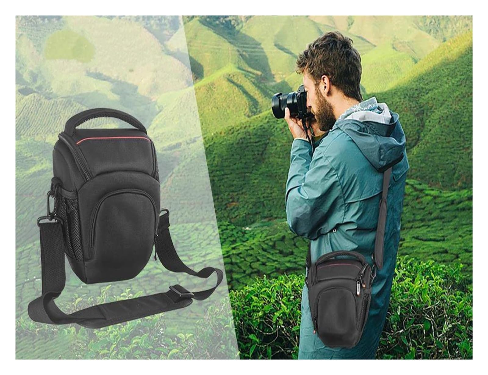 Sac Photo Grande Capacité Professionnel Sacoche pour appareil photo reflex numérique (SLR) pour Fu&ji&fi&lm X-T20 / X-A5 / X-T10 / X-E3 / X100F