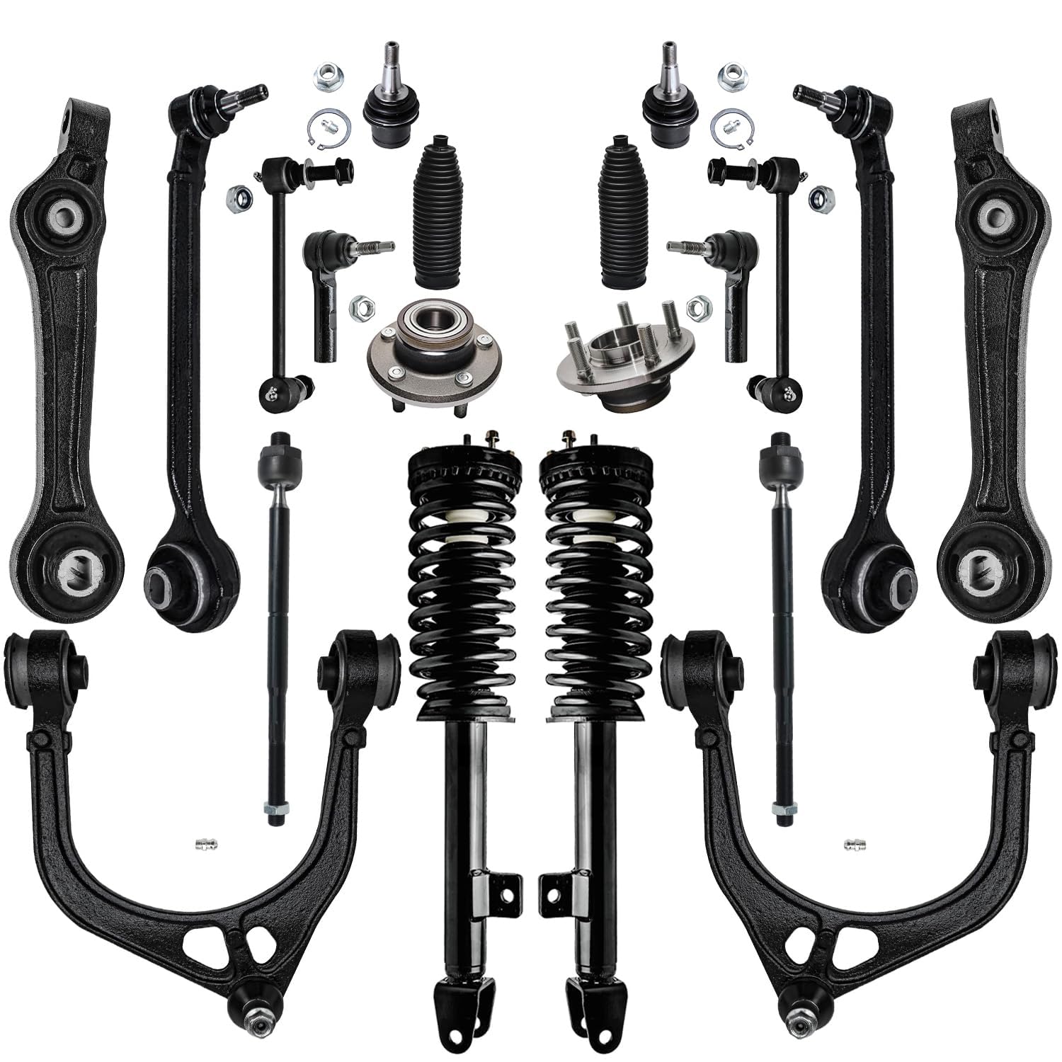 Detroit Axle - RWD 20pc Front End Suspension Kit for Chrysler 300