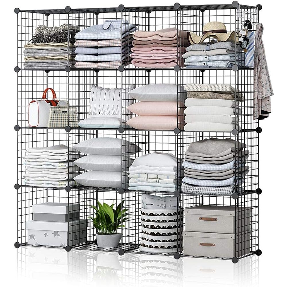 13/mo Finance YOZO Wire Cube Storage Metal Closet Wardrobe Room