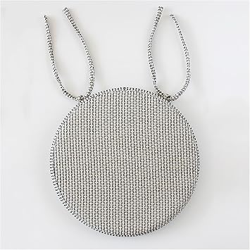 Memory Foam Seat Cushion, Round Floor Cushion, Soft Washable Round Stool Cushion Chair Pads, Kitchen Chair Cushion with Removable Cover