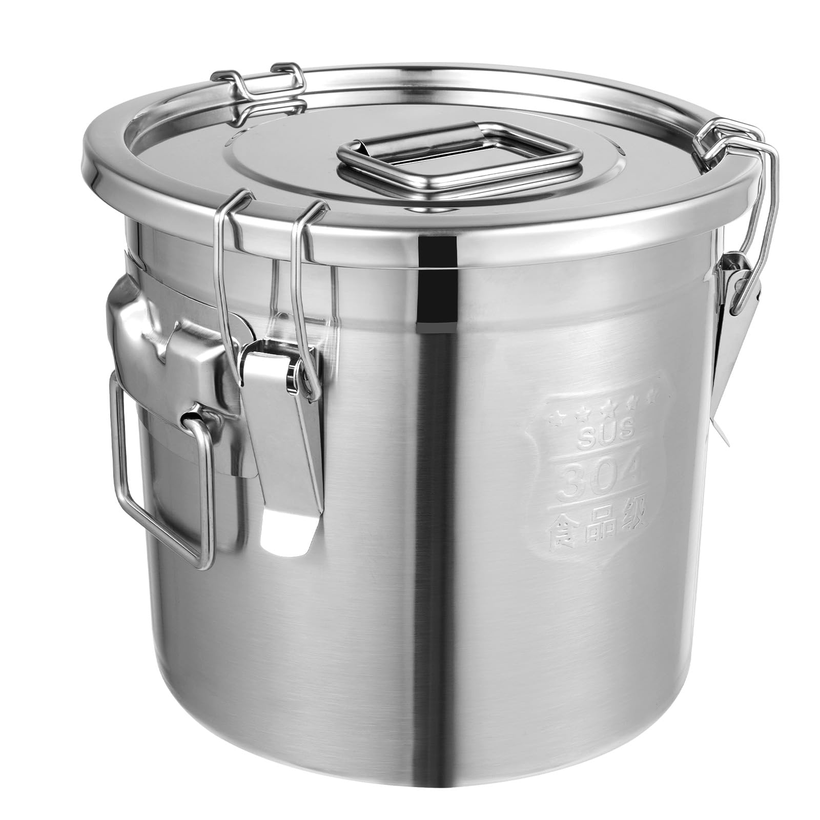 Amazon.com: 304 Stainless Steel Airtight Canister for Kitchen, 3.2