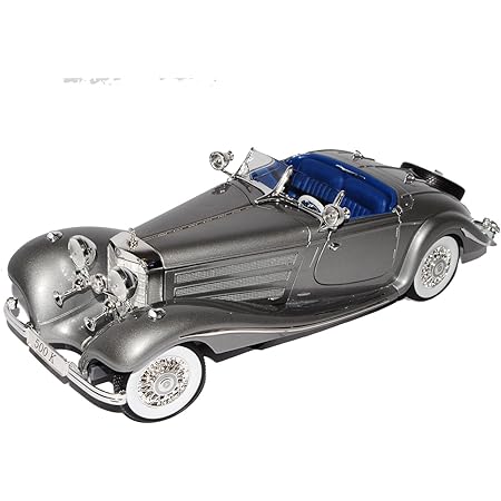Mercedes Benz 500k Typ Special Roadster Cabrio Silber Grau 1934 1936 1 18 Maisto Modell Auto Mit Individiuellem Wunschkennzeichen Amazon De Spielzeug
