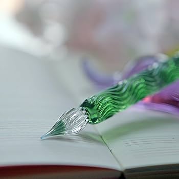 Amazon.co.jp: 七十二号筆屋 ガラスペン 万年筆 手紙 便箋