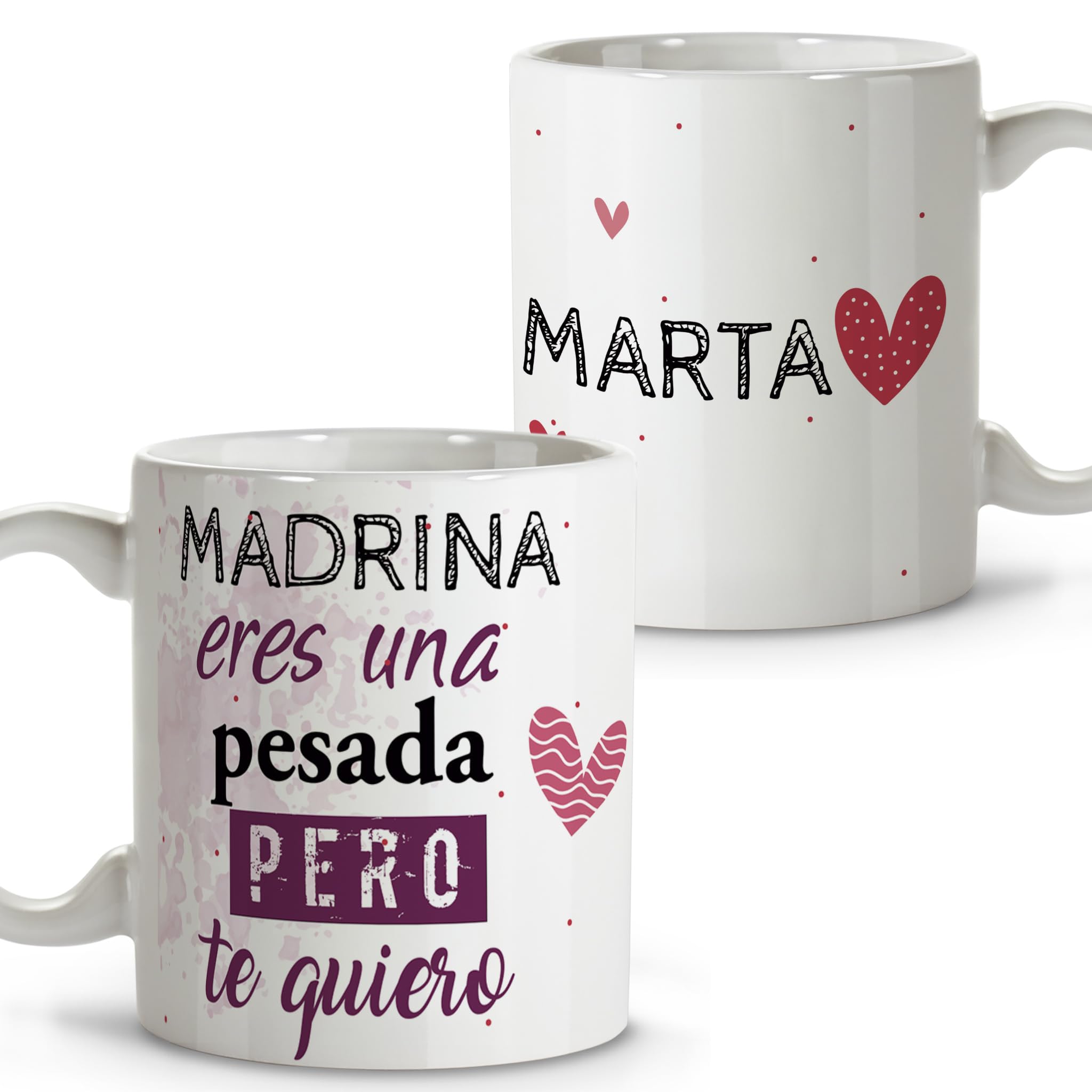 LolaPix Madrina boda. Tazas personalizadas. Tazas originales para regalar. Regalo madrina. Regalos para madrinas. Taza cerámica 330 ml.