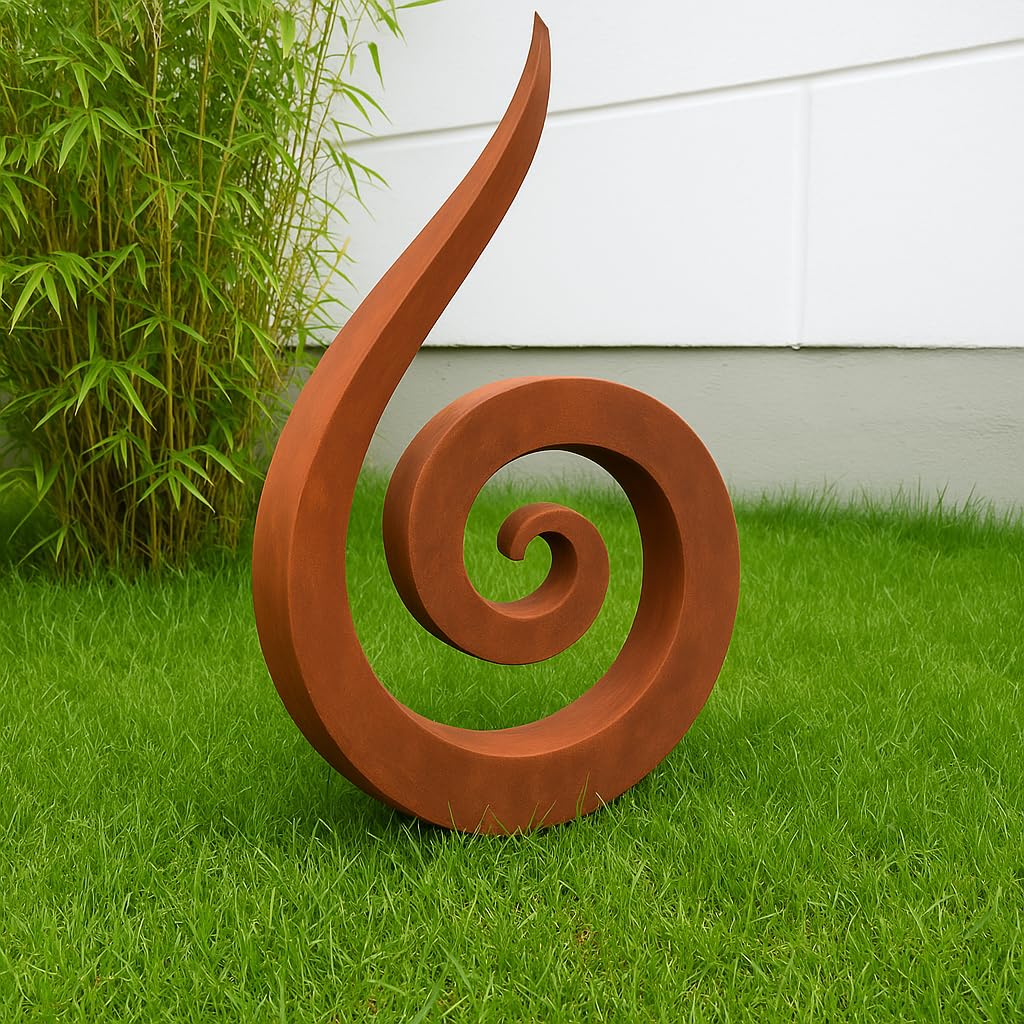 Décoration de jardin en forme de spirale pour sublimer vos massifs et terrasses en métal