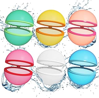 Reusable Water Balloons For Kids Adults Quick Refillable Self Sealing Silicone Water Bombs, Splash Balls For Summer Pool P...
