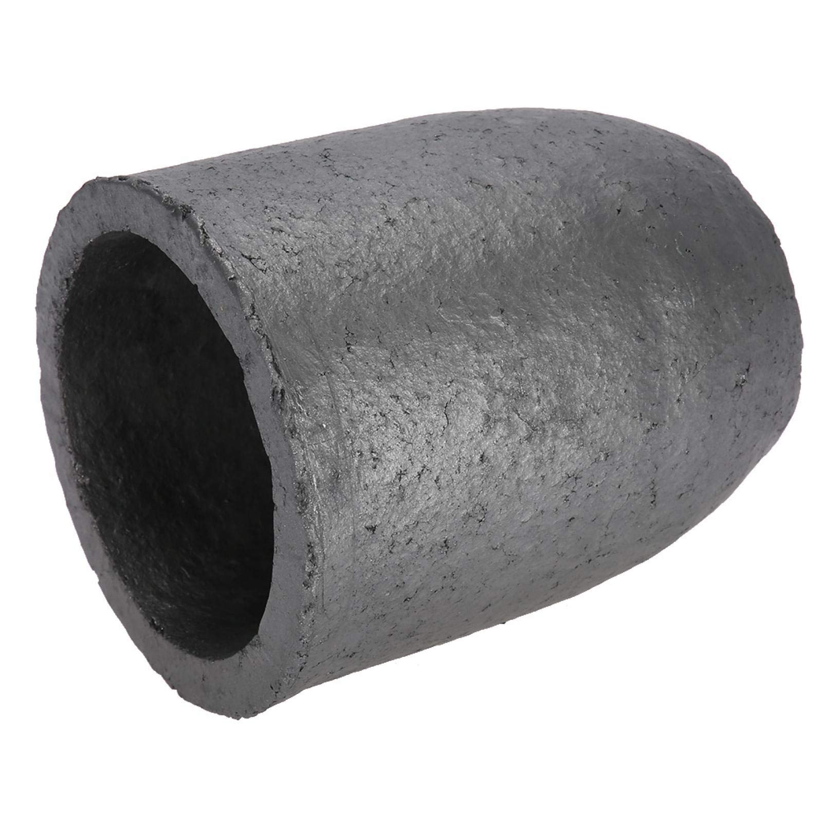 Crogiolo di grafite in carburo di silicio a forma di tazza, strumento di fusione del crogiolo per la colata in forno 6 kg, per la fusione di metalli preziosi con oro argento, strumenti per la produzio