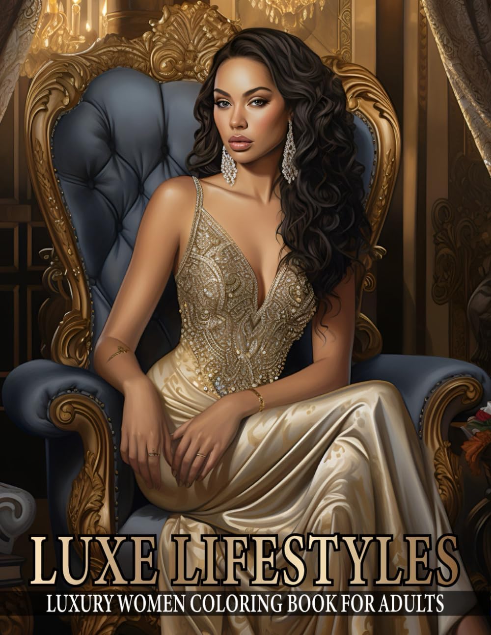 Lovely FancybookpressLuxe Lifestyles: Luxury Women Coloring Book For Adults Featuring Portraits of Beautiful Ladies in Luxurious Scenes | Grayscale Adult Coloring Book ... Cultures: A Timeless Portrait Coloring Books)