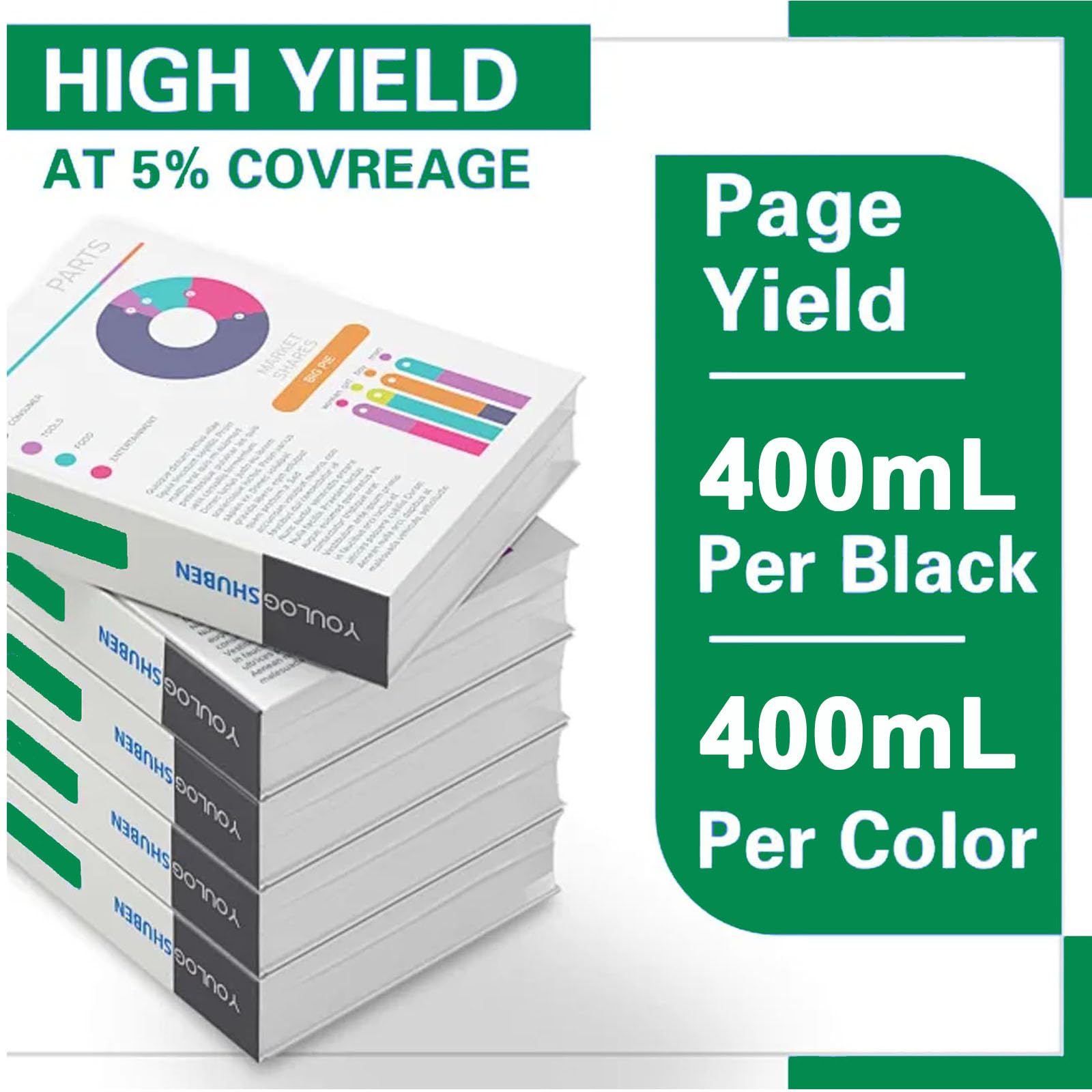 843B Ink Cartridge Compatible for HP 843B to use with PageWide XL