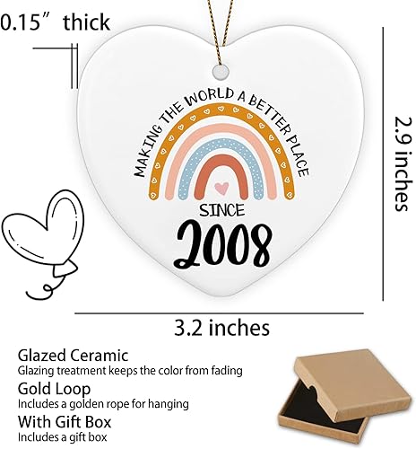 Miniatura 5 de Regalos para niñas de 15 años, letrero de recuerdo, placa de corazón, regalos de cumpleaños para niñas de 15 años, regalos para niñas adolescentes