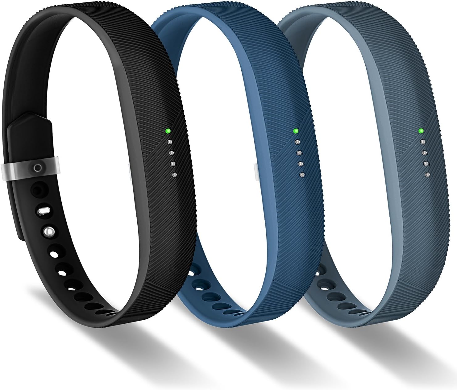 Compatible with Flex 2 Bands,Replacement for Flex 2 Sport Accessories Bracelet Band Strap Soft Silicone W/Fastener Clasp for Flex 2 Watch, Adjustable Wrist Band for Small Large