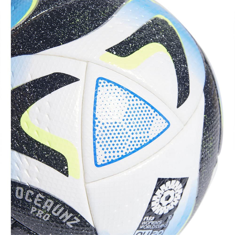 adidas Unisex Ball (Thermal-Bonding) Oceaunz Pro, Top:White/Collegiate Navy/Bold Blue/Bright Blue Bottom:Lucid Lemon F23/Silver Met., HT9011, 5