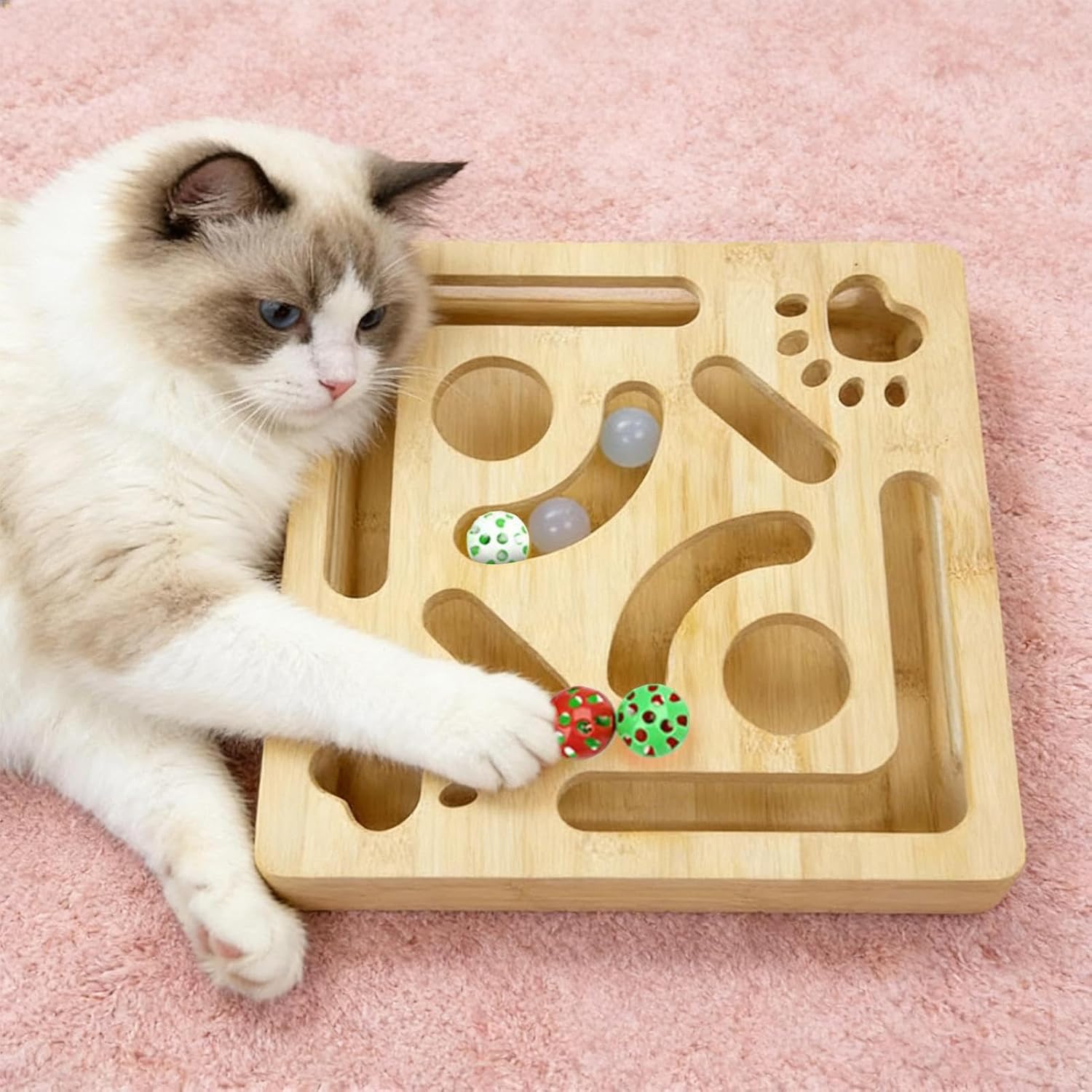 Genérico Cat Toys,Chew Resistant Chew for Kittens,Feline Wit Toy - for Medium and Large Kittens Indoor and Outdoor