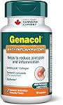 Genacol Anti-Inflammatoire – Curcuma Curcumine & Collagène, Approvisionnement de 50 Jours | Supplément Articulaire Curcuma Curcumine avec BioPerine & Peptides de Collagène, Soulagement de la Douleur de l'Ostéoarthrite, 150 Capsules