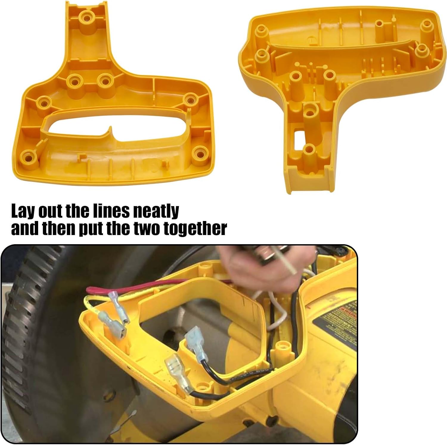 153755-01 Clamshell,Miter Saw Handle for DeWalt DW708 DW708 DW708 DW708-B2 DW708-BR Crosscut Miter Saw
