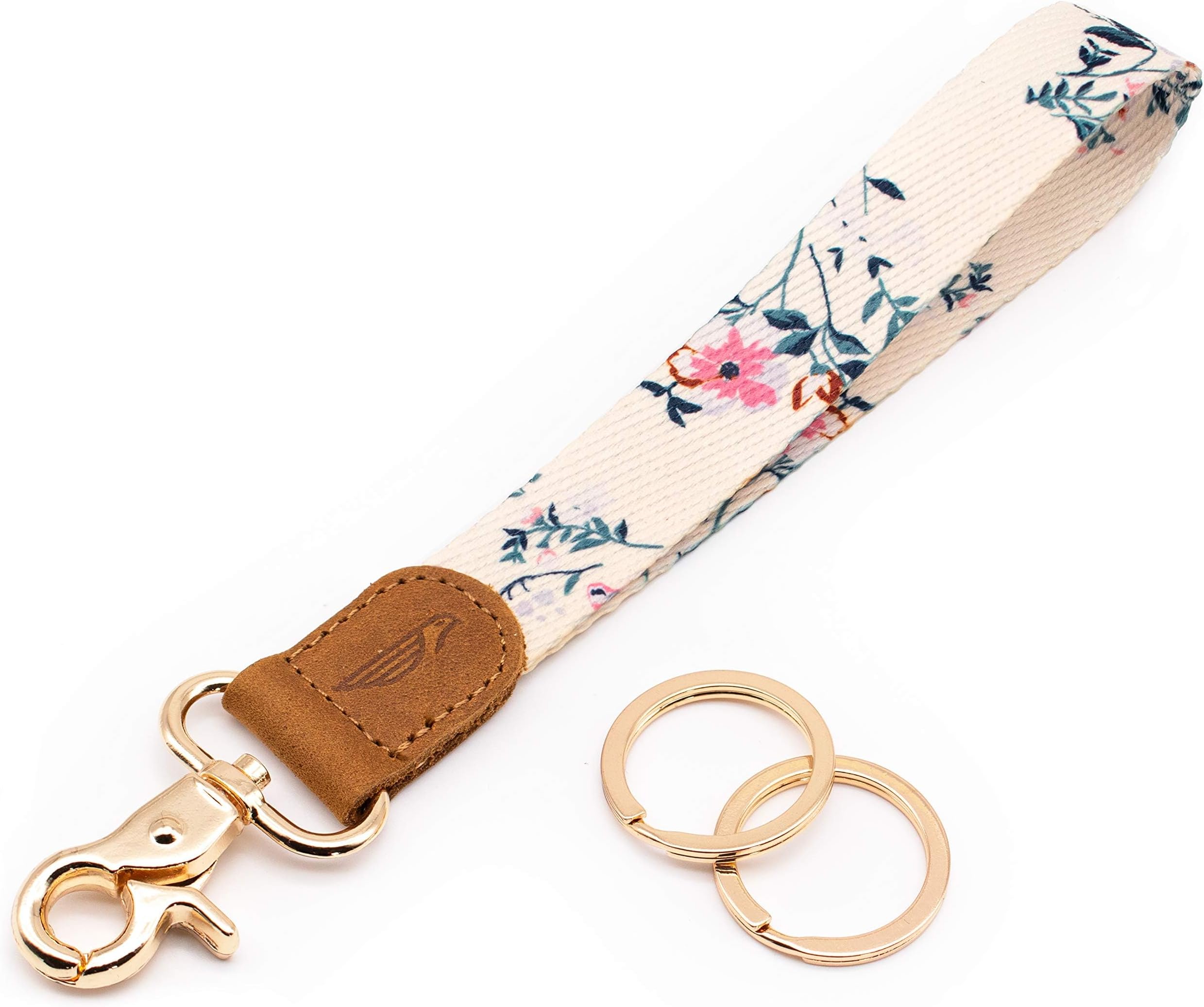 POCKT Lanyard for Keys Wristlet Strap Key Chain Holder for Men and Women - Cool Hand Wrist Lanyards for Keys and Wallets | Bloom