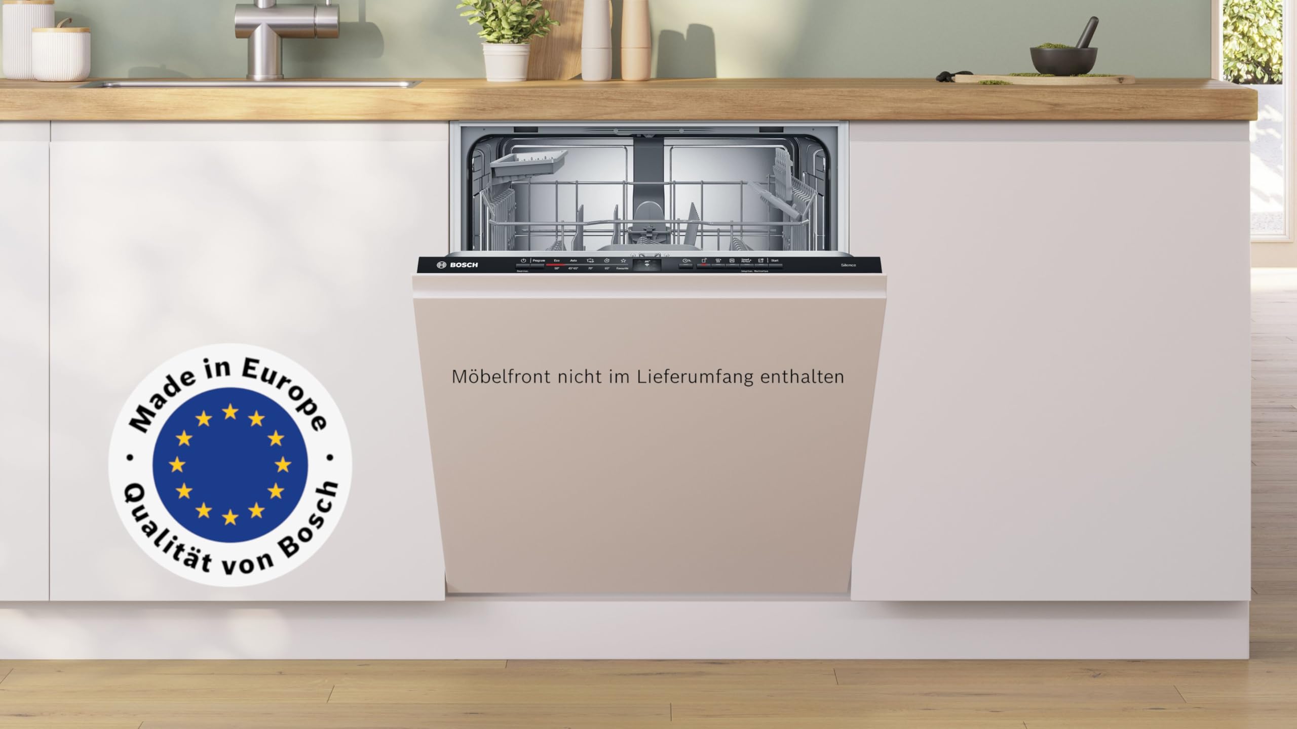 Bosch SMV2HTX08E Serie 2 Vollintegrierter Geschirrspüler 60 cm Smart Start EcoSilence Drive