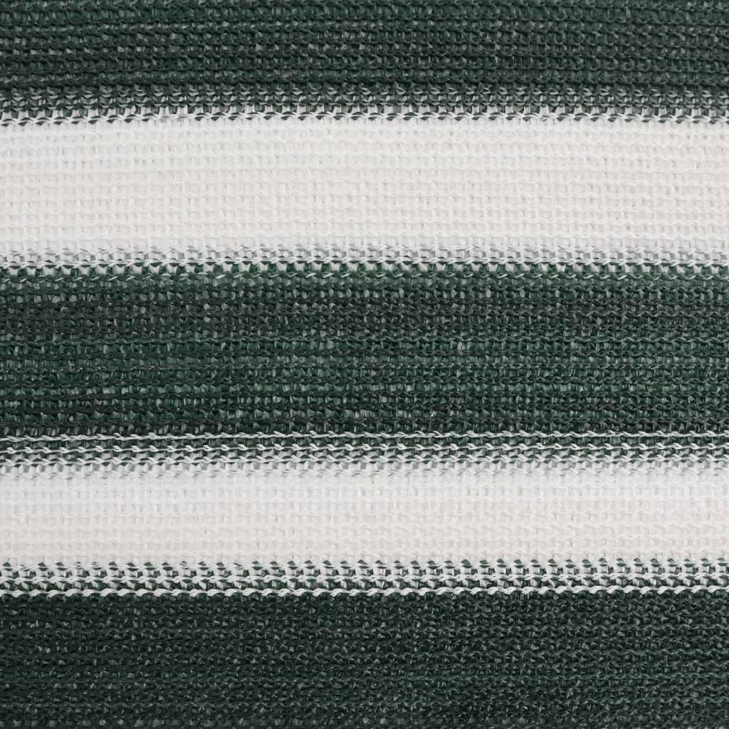 ShGaxin Red de privacidad HDPE Verde y Blanco 1,5x25 m 150 g/m Mallas Ocultacion, Mallas De Sombreo Jardin, Tela para Vallas - 4003732