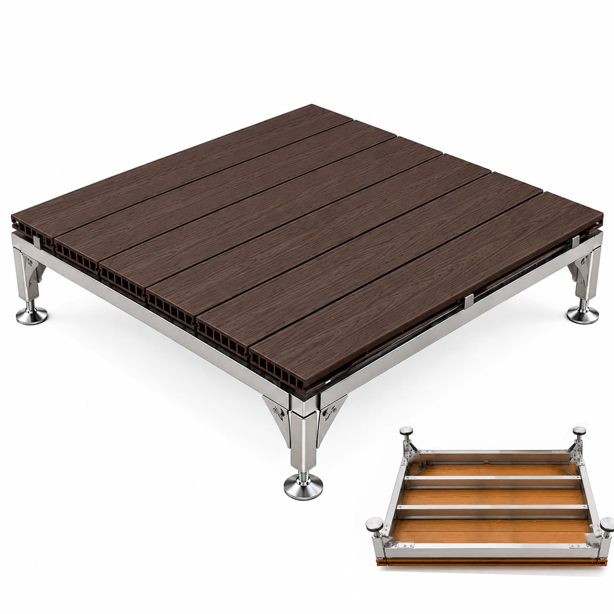 Piattaforma per Pavimentazione Esterna, Piattaforma Rialzata per Patio