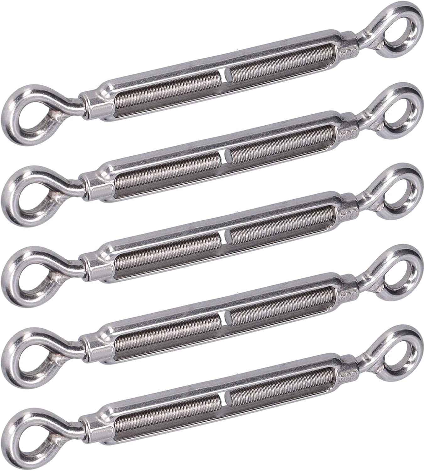 Stainless Steel Turnbuckle, Shade Sail Hardware Good Fixing Anti Rust for Fastening