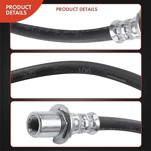 Miniatura 5 de A-Premium Manguera hidráulica de freno delantero para conductor o pasajero compatible con modelos Toyota - Pickup 1984-1995 2.4L 1988-1995 3.0L -