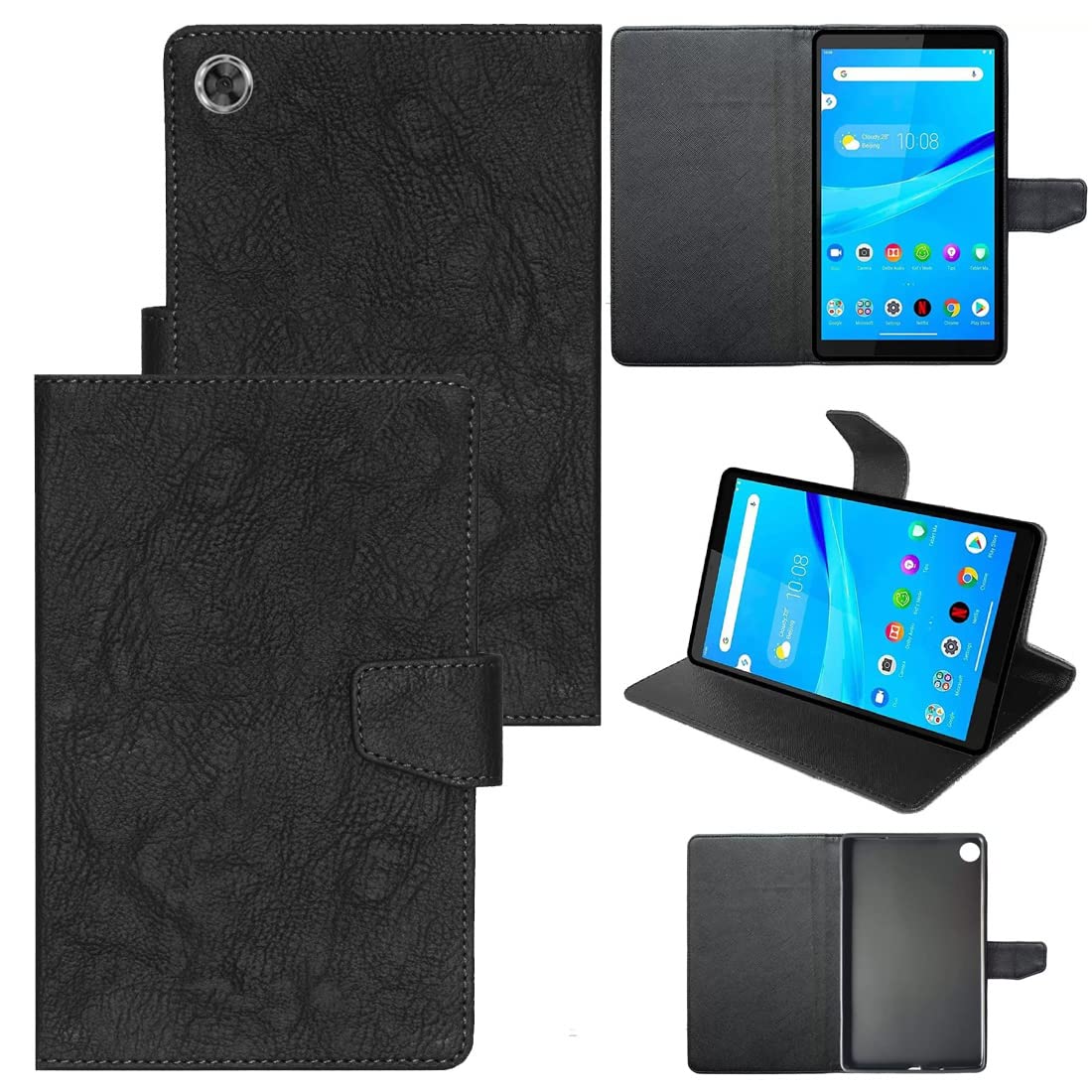 Zaoma PU Leather Flip Stand Case Cover with TPU Back Case Compatible for Lenovo Tab M8 HD 2nd Gen TB-8505X, TB-8505F, Lenovo Tab M8 HD 3rd Gen TB-8506X, TB-8505FS - R5 Flip (LM8MK_R5RED) (B0BLNYG6GP) Amazon Price History, Amazon Price Tracker