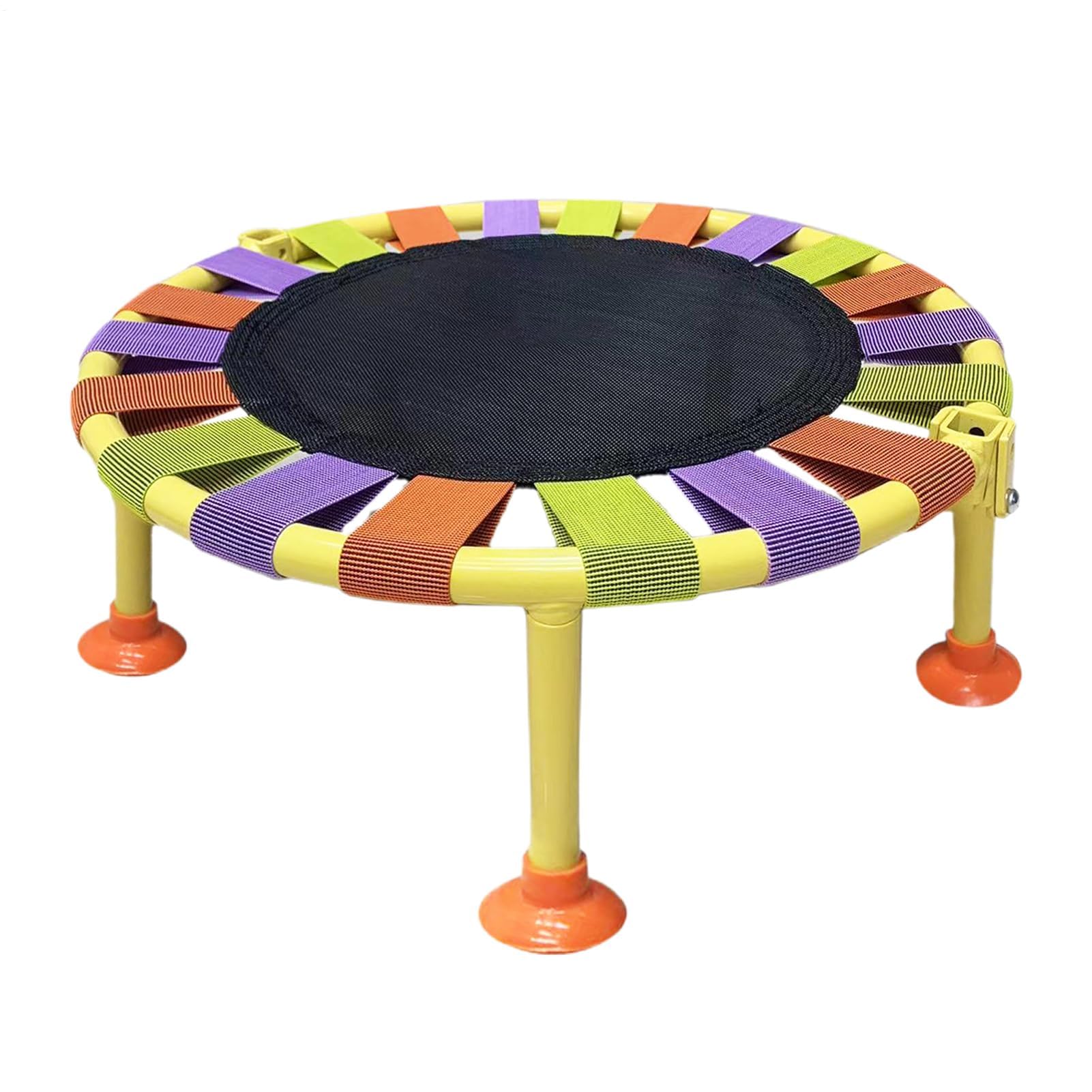 Mini – okrągłe łóżko do skakania o wymiarach 45 x 16 cm, do fitnessu, mata do fitnessu, idealna mata do ćwiczeń dla dorosłych i treningów domowych
