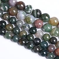 Vista 39 de 12MM 30 unidades de cuentas sueltas de jaspe obsidiana de copo de nieve marrón natural para hacer joyas, pulseras DIY