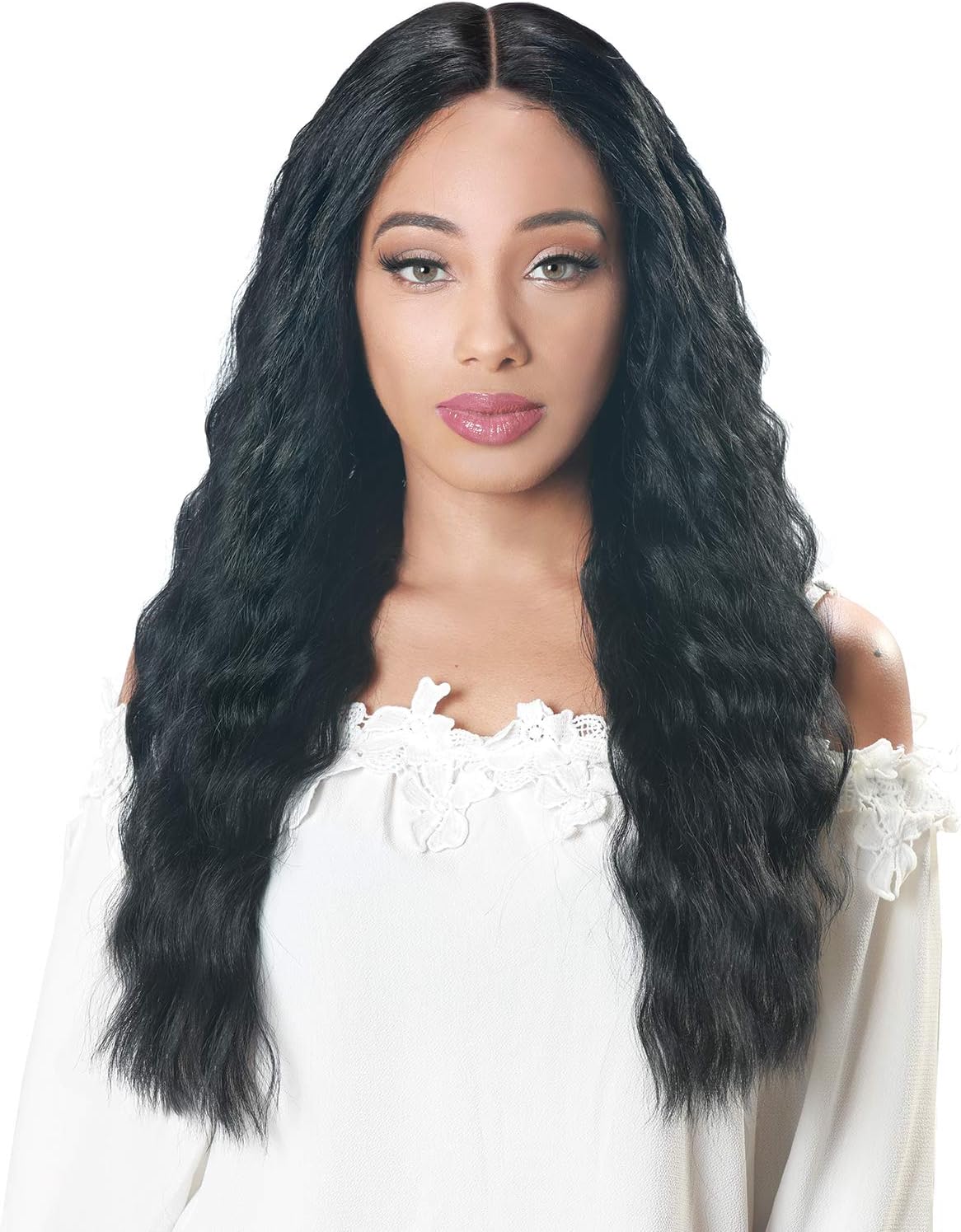 Science in SportZury SiS Synthetic Flawless Pre-Tweezed Hair Line Swiss Lace Front Wig - ELLIS (BLONDE)